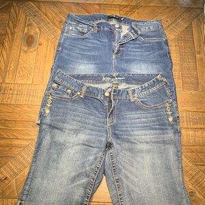 2 pairs of jeans shorts, One5one, and Arita jeans